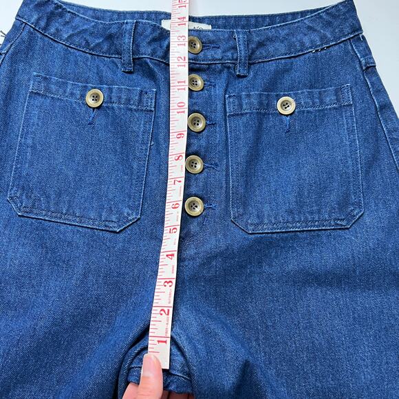 Rolla's Studio Flare Lou Dark Wash Denim Jeans Wide Leg Size 29 - Picture 10 of 11